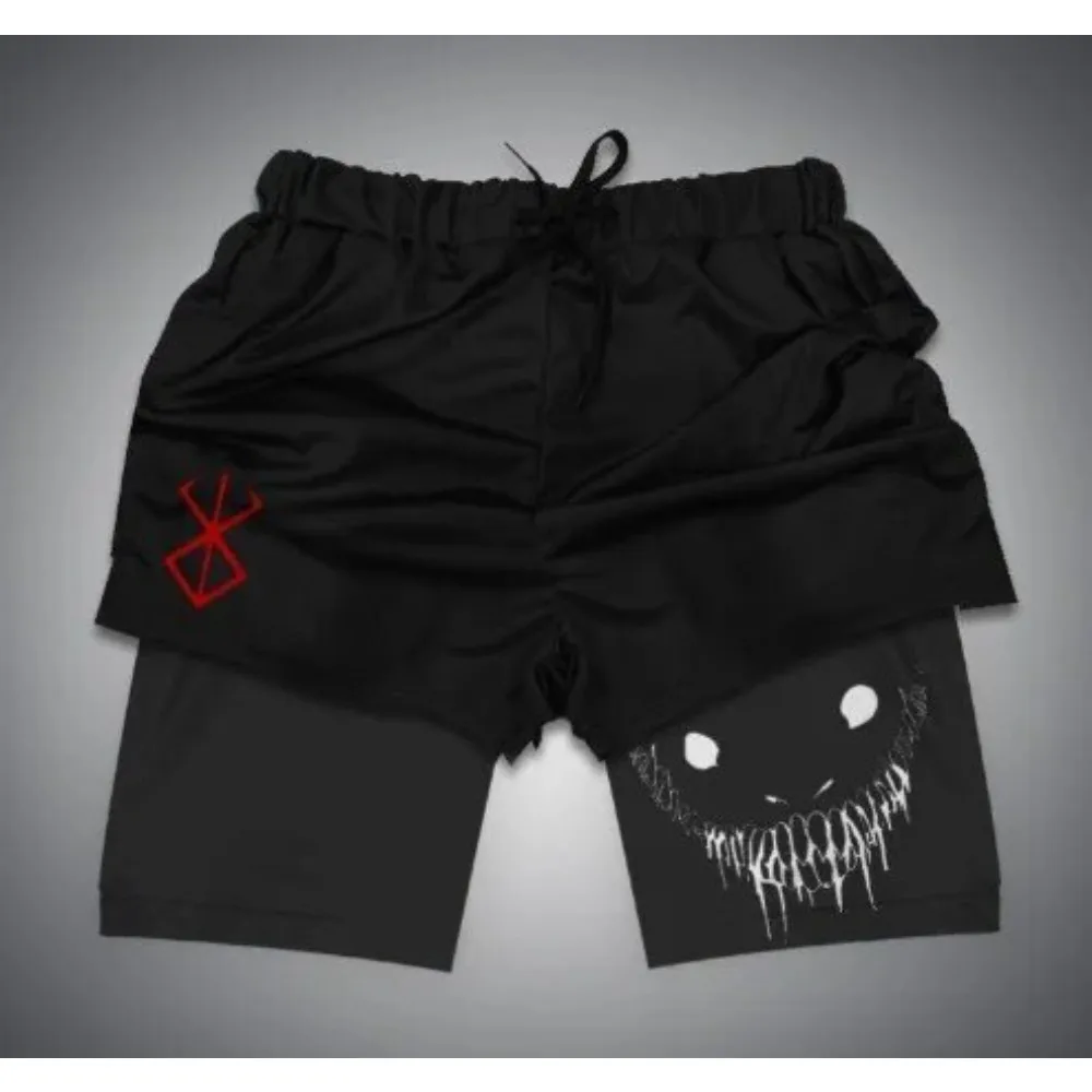 شورت رياضي 2 في 1 سريع الجفاف للرجال، شورت للجري، شورت اللياقة البدنية، شورتات الصالة الرياضية، شورتات التدريب، شورت الركض، طبقة مزدوجة