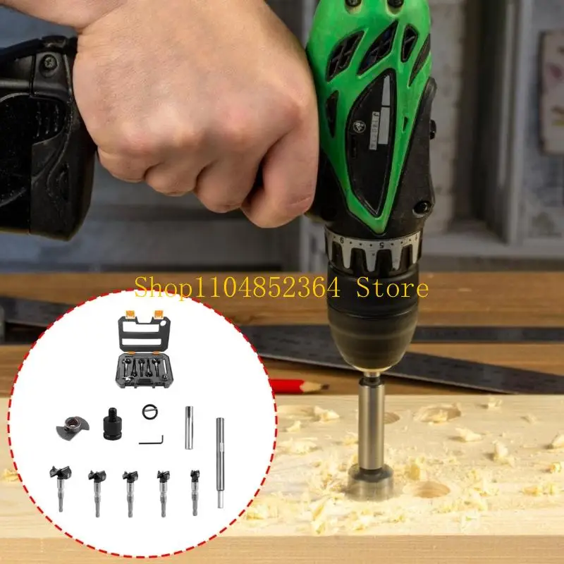 652F Durable Tipped Hole Woodworking Drill Bit For Woodworking Project 15mm 20mm 25mm 30mm 35mm With Extension Rod