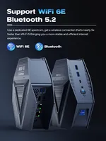 Gaming Mini PC Intel Core i9 12900H WIFI6 Type-C HD DP 2*DDR4 NVMe Desktop Office/Home Computer 4*USB3.2 2*2.5G LAN Windows11