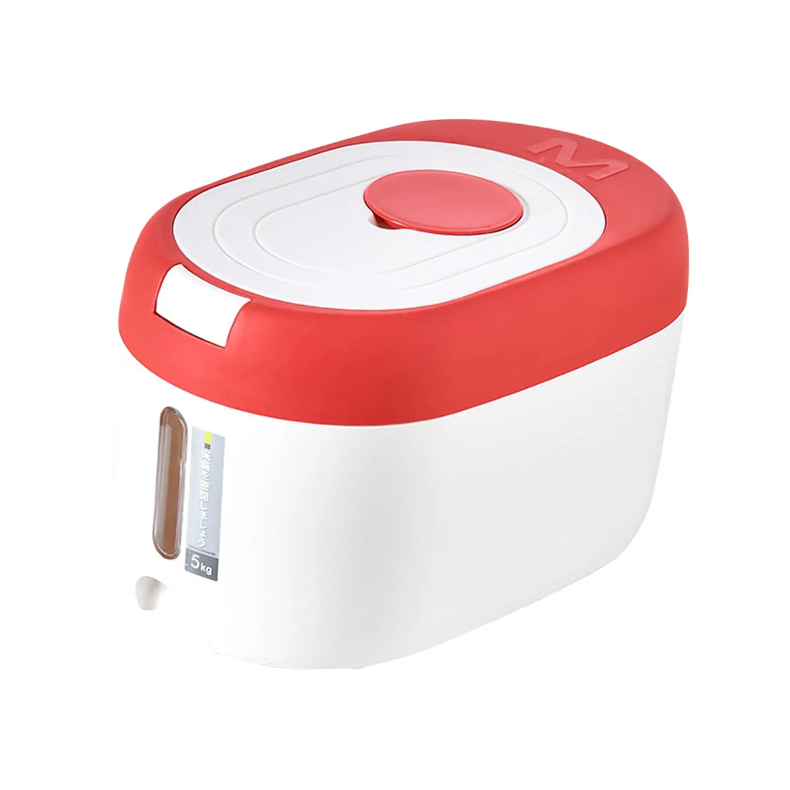 Grand Conteneur de Riz Scellé de 5kg, Récipient de Riz Multifonctionnel pour le Stockage de Farine et Céréales