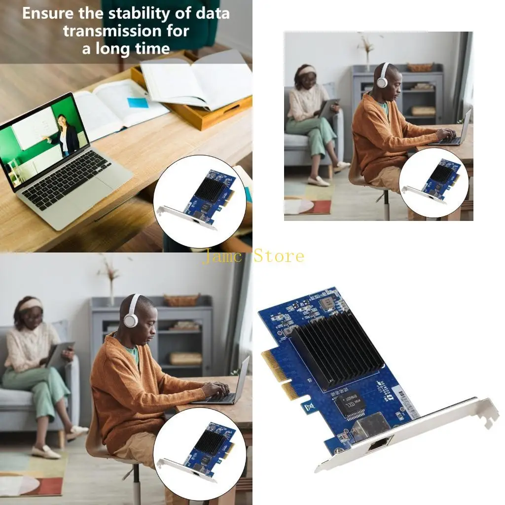 

Сетевая карта LX0B 10 ГБ для настольного Ethernet-адаптера PCIeX4 с управлением потоком