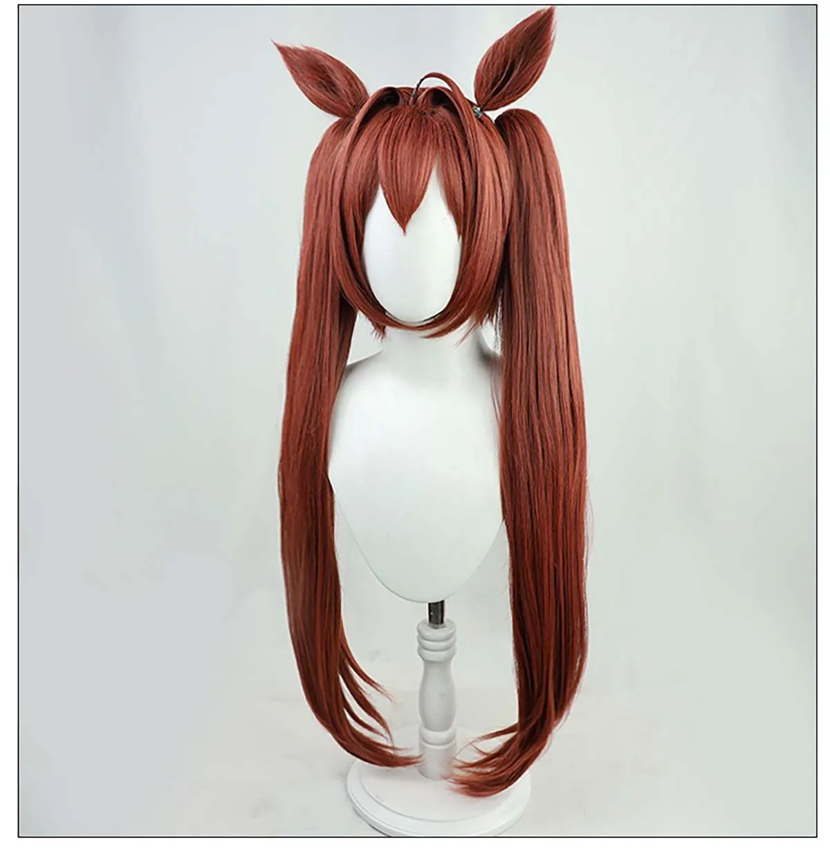 Halloween Party Role Play Game Umamusume: Pretty Derby Daiwa Scarlet Cosplay Wig With Ears