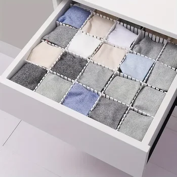 4-Piece Adjustable Drawer Dividers 4