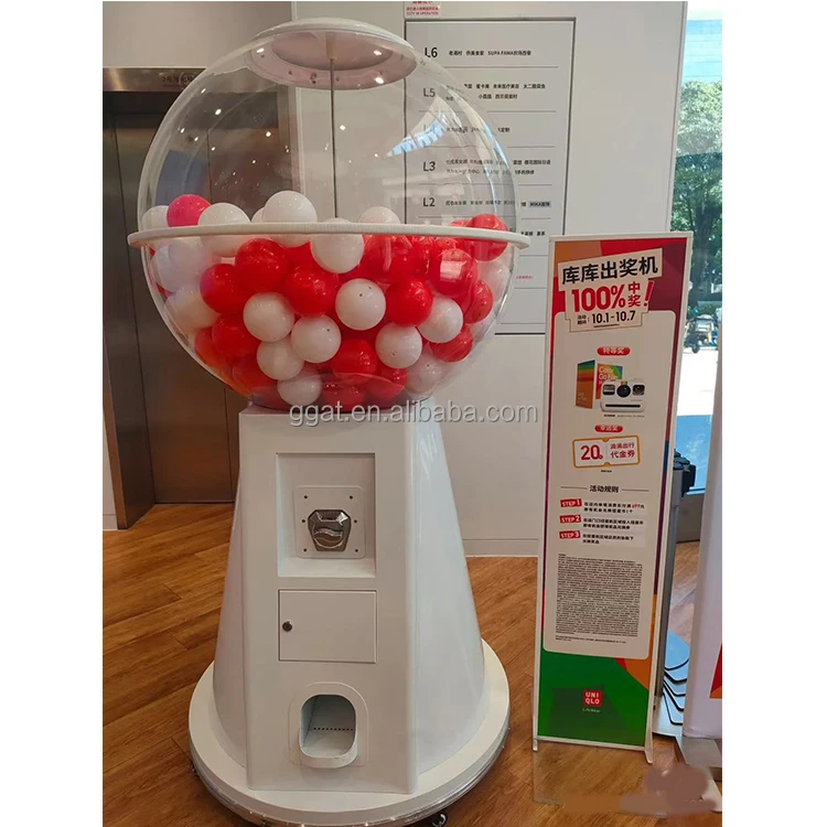 Easy Play 75-100MM Big Large Gumball Toy Eggs Gashapon Gift Balls Vending Machine Big C/apsule Coin-Paid Ca/psule Game Machine