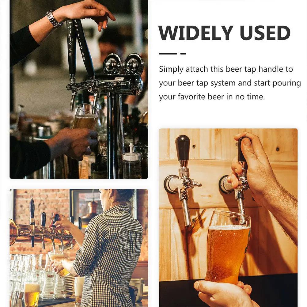 Heavy Duty Plastic Beer Tap Handle Replacement for Draft Faucet and Beer Tower Comfortable Grip Tap Handle for Bar
