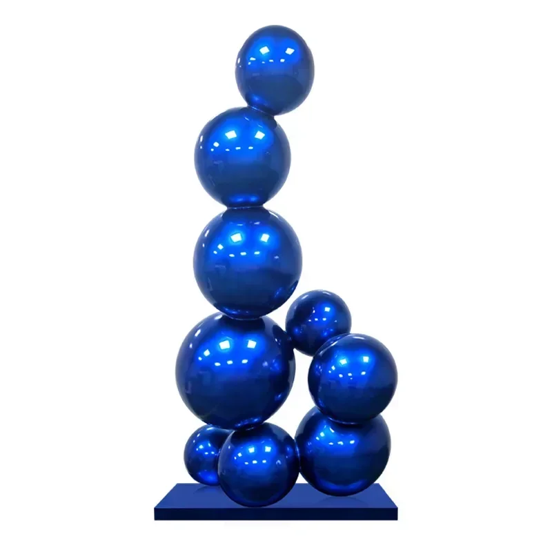 Outdoor balloon sculpture FRP simulation shopping mall outdoor real estate beauty decoration large ornament