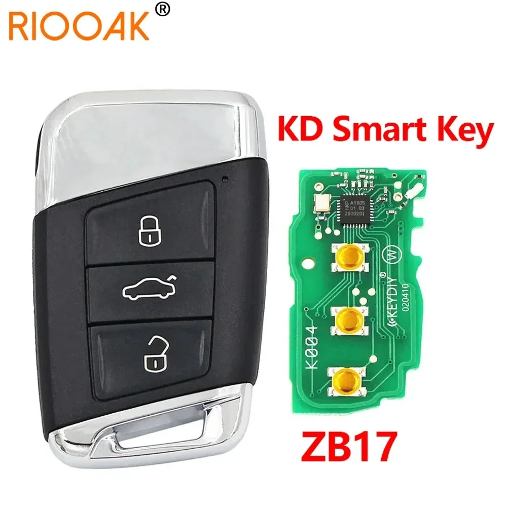 KEYDIY Universal Smart Key ZB04-3 ZB11 ZB12-3 ZB15-3 ZB17 ZB19 ZB28 Smart Key Remote for KD-X2 KD-MAX Car Key Remote Replacement