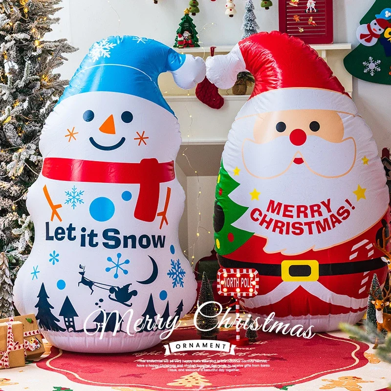 크리스마스 풍선 장난감 산타클로스 눈사람 크리스마스 어린이 장난감 풍선 크리스마스 장식