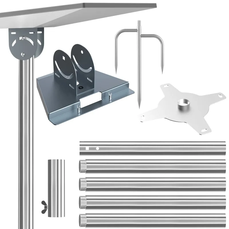 Long tube bracket Outdoor adjustment Floor support bracket