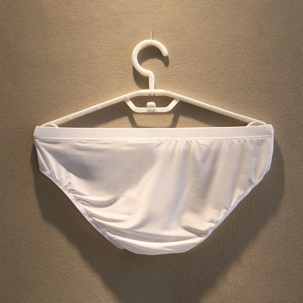 2022 Men Mesh Bikini Sissy Panties Low Rise Underwear Men's Bikini Solid Color Brief G-string Underpants Ropa Interior Hombre