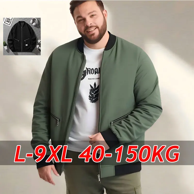

Мужская куртка 7XL, 8XL, 9XL, куртка-бомбер больших размеров, модные пальто, осенне-зимняя верхняя одежда, они퍼, Chaquetas Hombre Jaqueta De Masculino
