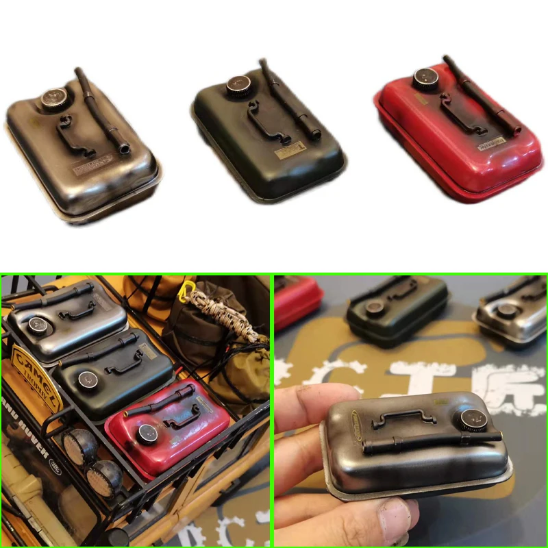 

Сумка для багажа с имитацией крыши, масляный барабан для 1/10 RC гусеничного автомобиля Traxxas TRX4 Defender SCX10 RC4WD D90 D110 90046, декоративные детали