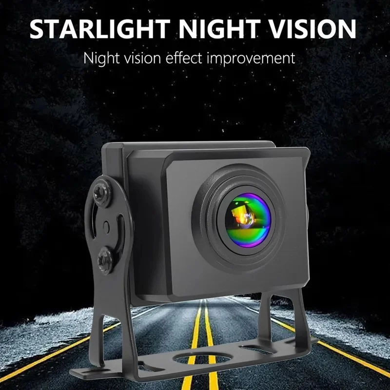 Cámara de Visión Trasera Auxiliar para Camiones y Autobuses, HD AHD 1920*1080P, Lente Ojo de Pez, Gran Angular, Impermeable, CCD, Visión Nocturna HD 3