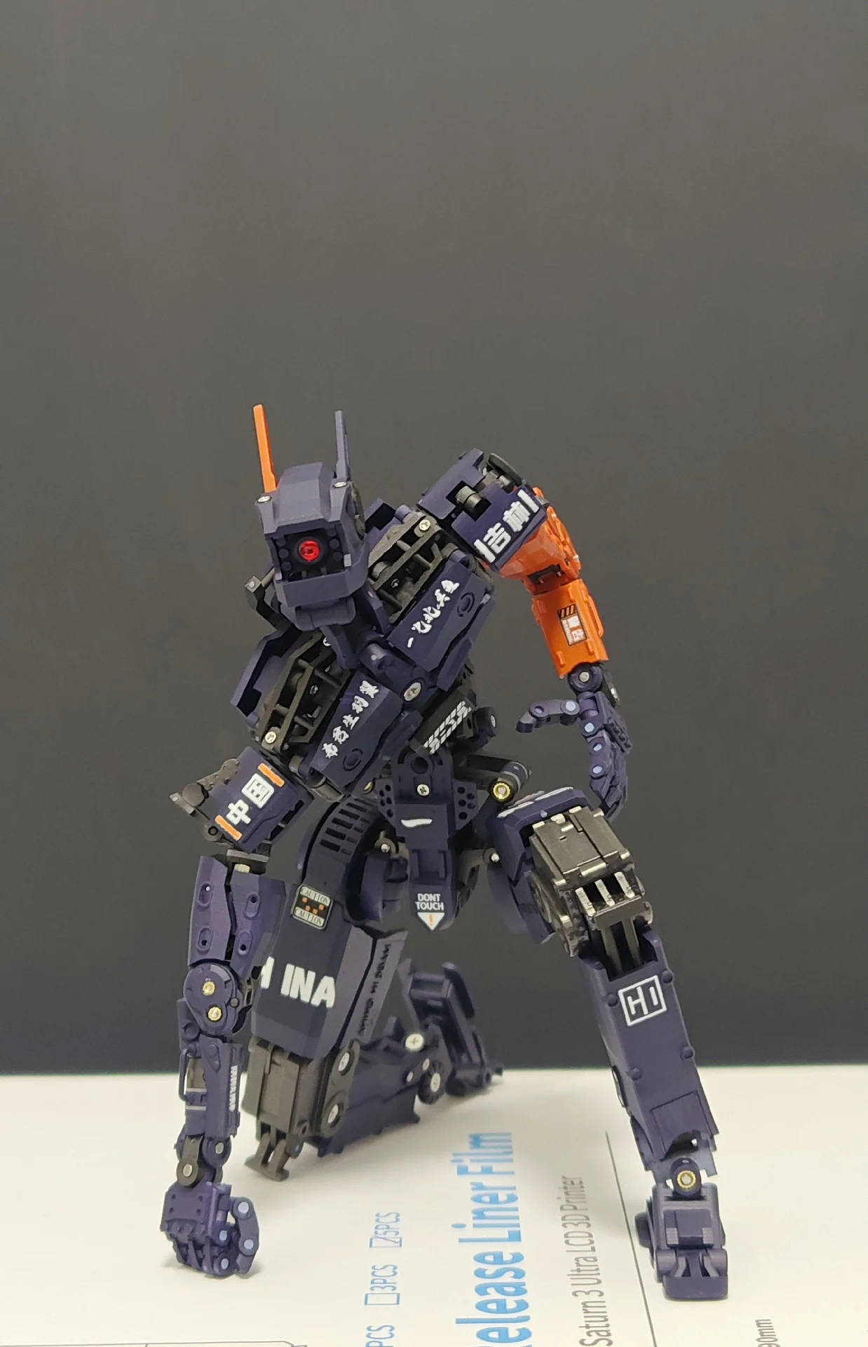 3D Printed Chappie Action Figure Desktop Decoration Model Painted Model Transformable 20cm Toy Model