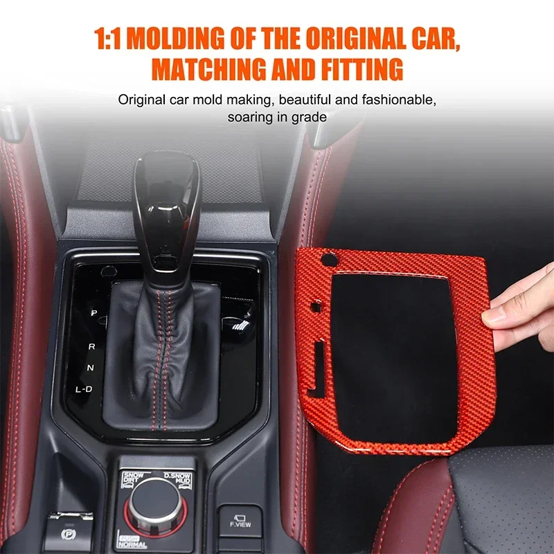 

For Subaru Forester 24 Soft Carbon Fibre Car Glass Lift Gear Air Conditioner Panel Cover Interior Kit Trim Stickers Accessoires