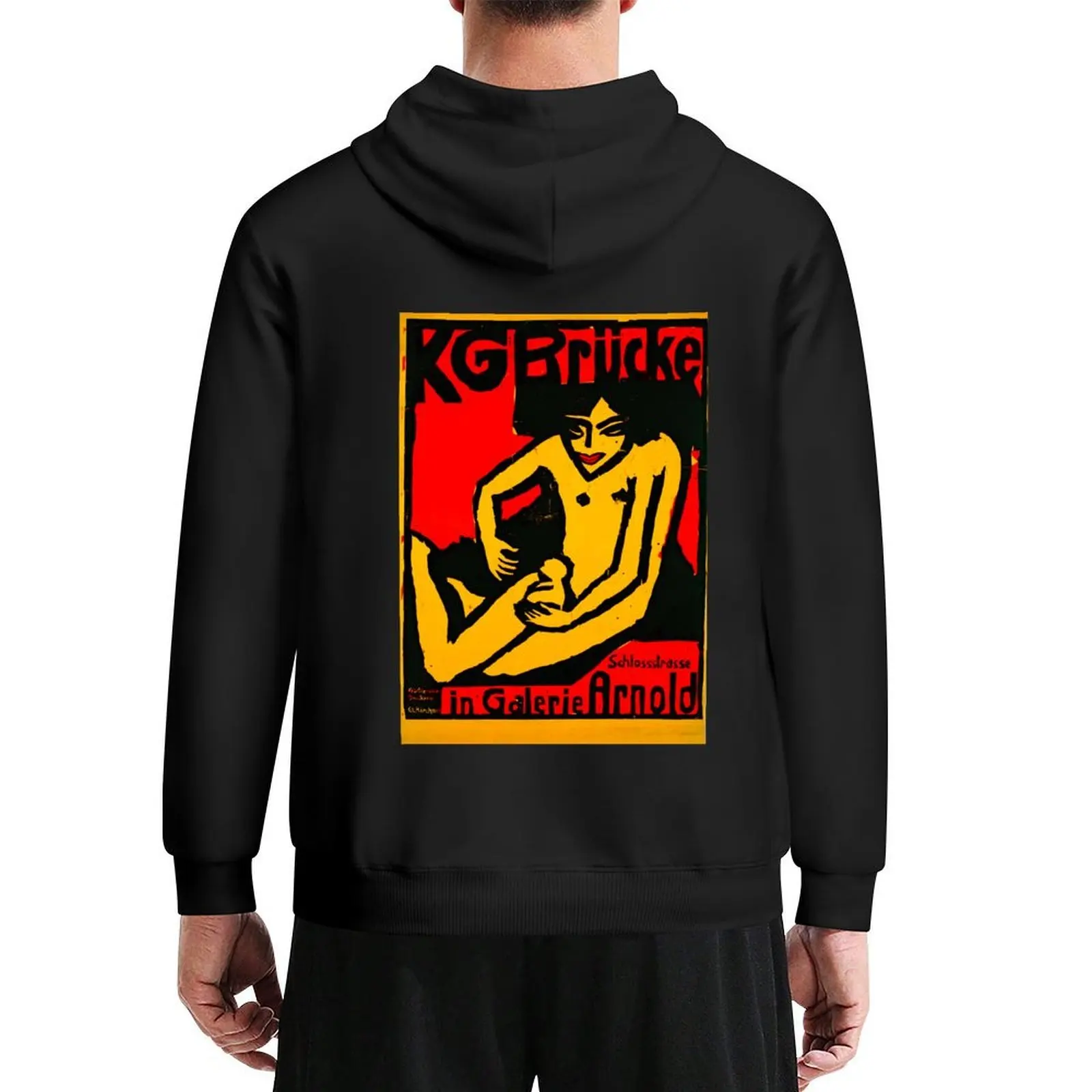 

HD ERNST LUDWIG KIRCHNER - Die Brücke 1910 Hoodie autumn jacket men hooded shirt men clothes men's clothing tracksuits