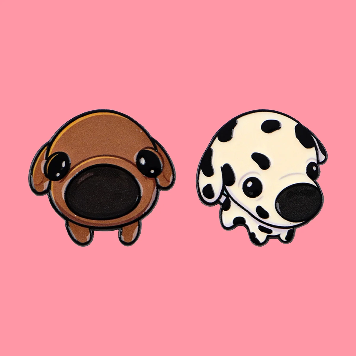 

Cute Big-Headed Dogs Enamel Pin Cartoon Animals Brooch Lapel Pins Badge on Backpack Clothing Accessories Fashion Jewelry Gifts