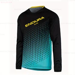 Men's Downhill Jerseys RAUDAX ENDURA Mountain Bike Mtb Jersey T-Shirts Offroad DH Motorcycle Jersey Motocross Sportwear Clothing