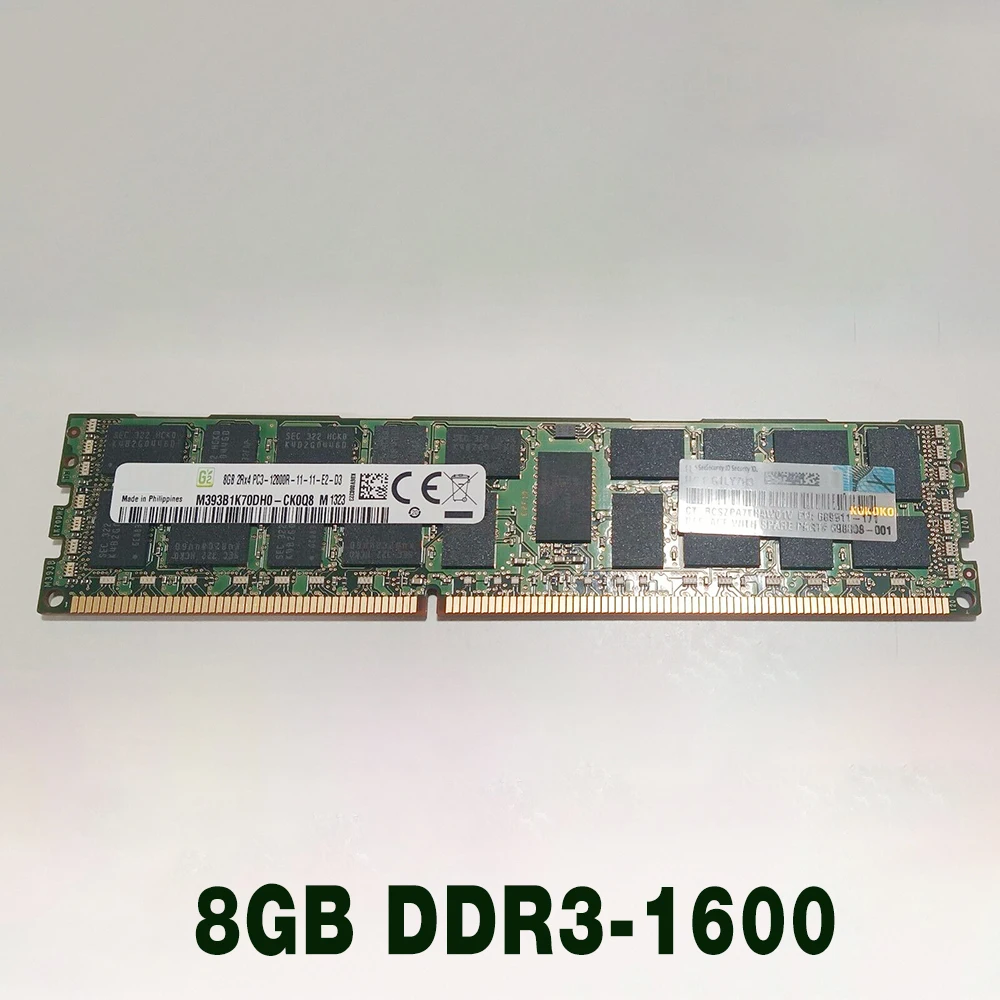 1 pcs For HP 695793-B21 698808-001 689911-171 Server Memory High Quality Fast Ship 8GB DDR3-1600