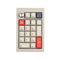 CIDOO V21 V2 QMK Programmable Gasket Bluetooth 5.0/2.4GHz/Wired Hot Swappable Number Pad Poron Foam for E-sport/Mac/Win