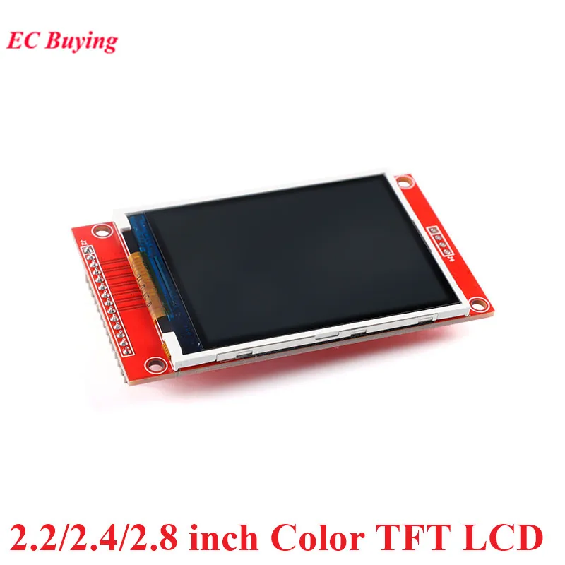 

2.2/2.4/2.8 inch Color TFT LCD Display Module 2.2" 2.4" 2.8" 240*320 240x320 65K RGB LED Bare Screen Interface SPI Drive ILI9341