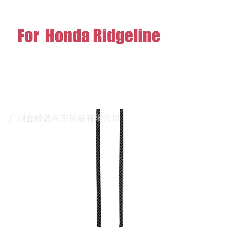 For 17-20 Honda Ridgeline Car Interior Modification Carbon Fiber Rear Window C-pillar Panel Decoration