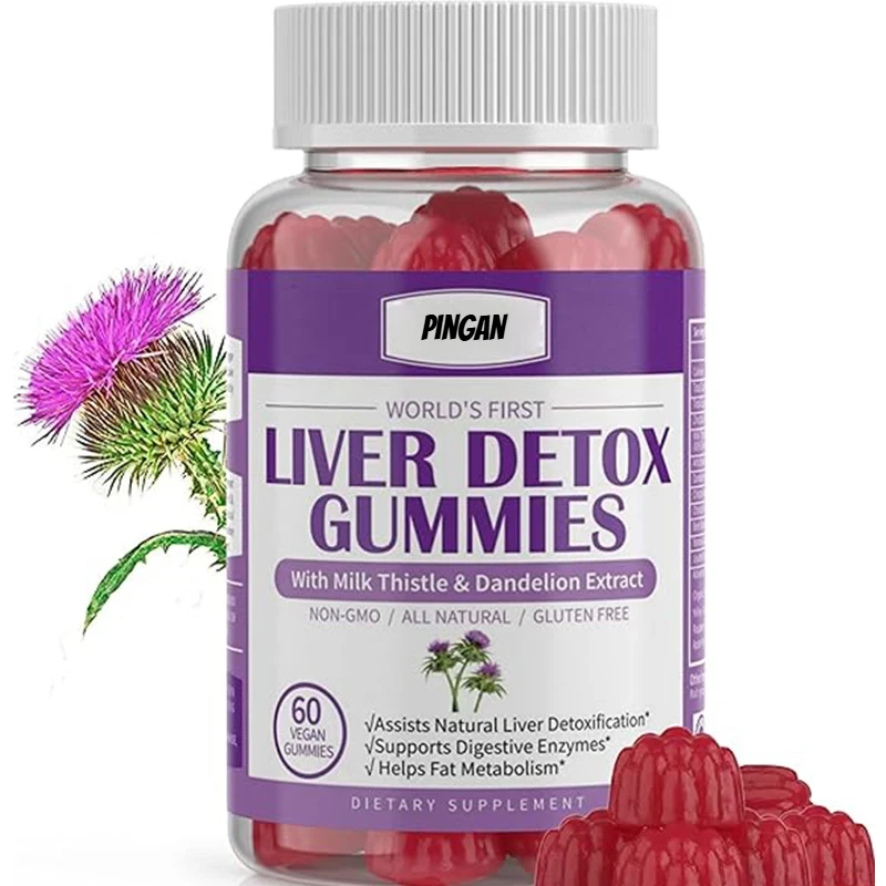 

Liver Cleansing, Detoxification, and Repair Gummy Candy - Silymarin Milk Thistle Supplement Containing Korean Thistle Extract