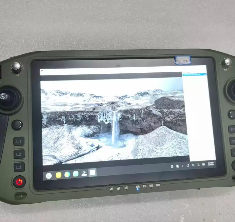 40km All-in-One Remote Control with Display Ground Station Optical Fiber Video Transmission FPV Drone Accessories