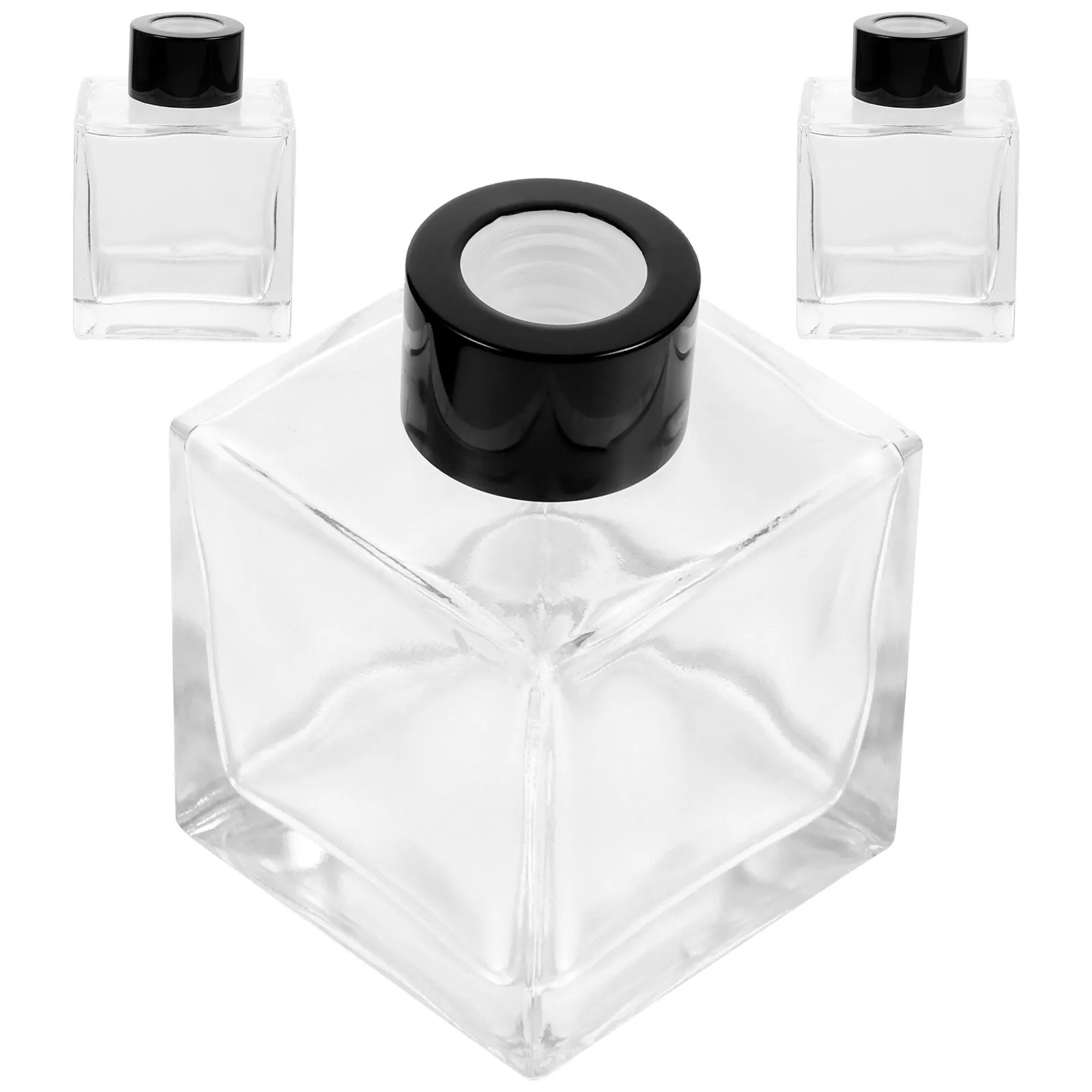 

3 Pcs Perfume Essential Oil Bottle Aroma Empty Refillable Glass Diffuser Bottles Fragrance Release Subpackaging