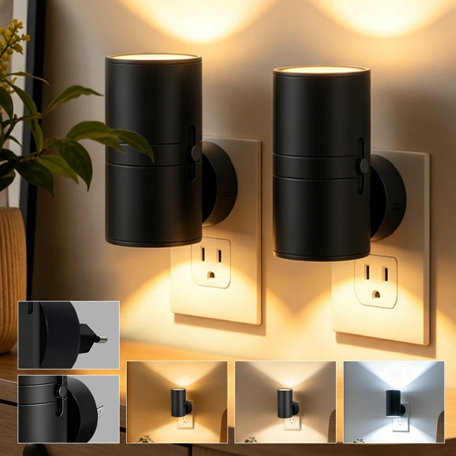 luz-noturna-led-ggbee-plug-in-regulavel-com-sensor-de-luz-luminaria-de-parede-para-quarto-corredor-e-escadas