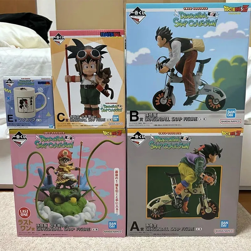 

100% оригинал в наличии Bandai Ichiban Kuji Dragon Ball Snap Collection Детская коллекция Гоку Сон Гохан Обед Коллекционная игрушка Аниме Фигурка