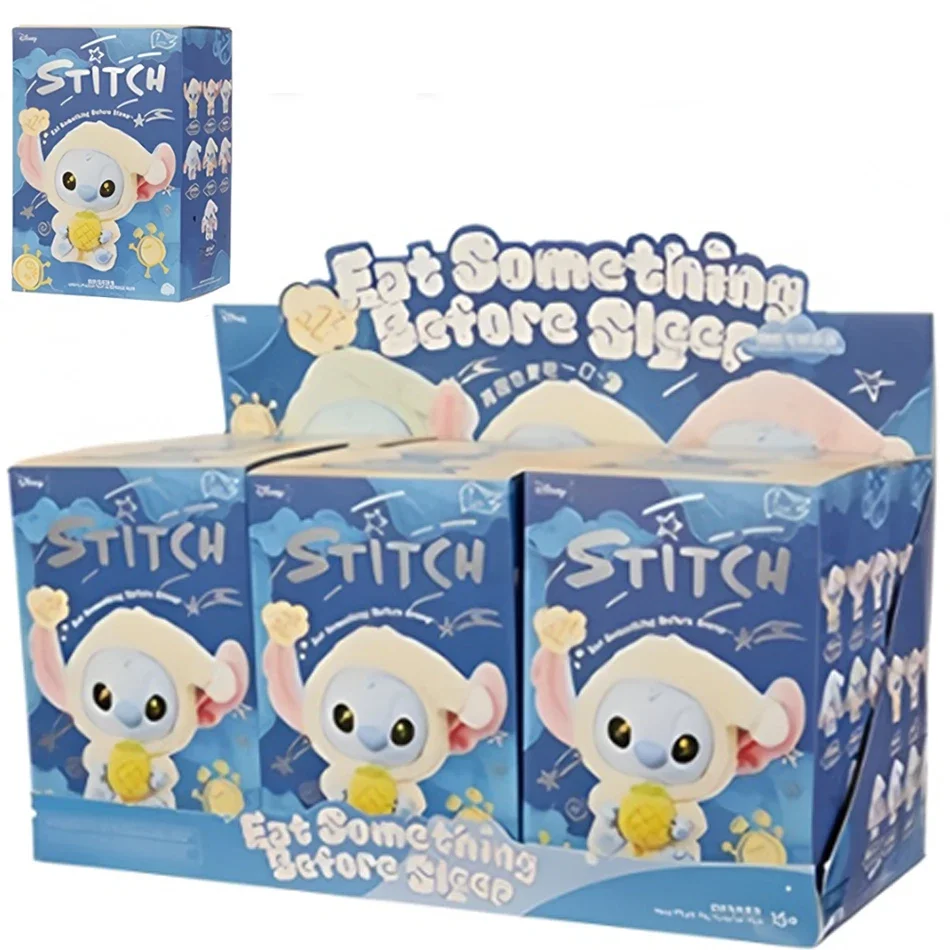 

kawaii Stitch Blind Box Bag Eat Some Thing Before Sleep Series Vinyl Pendant Cute Doll Mystery Box Fluffy Doll Surprise Gift