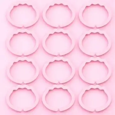 

24 Pcs Connecting Ring Toys Bright Molar Playthings Visual Development Toddler Rattle Comfort Smooth