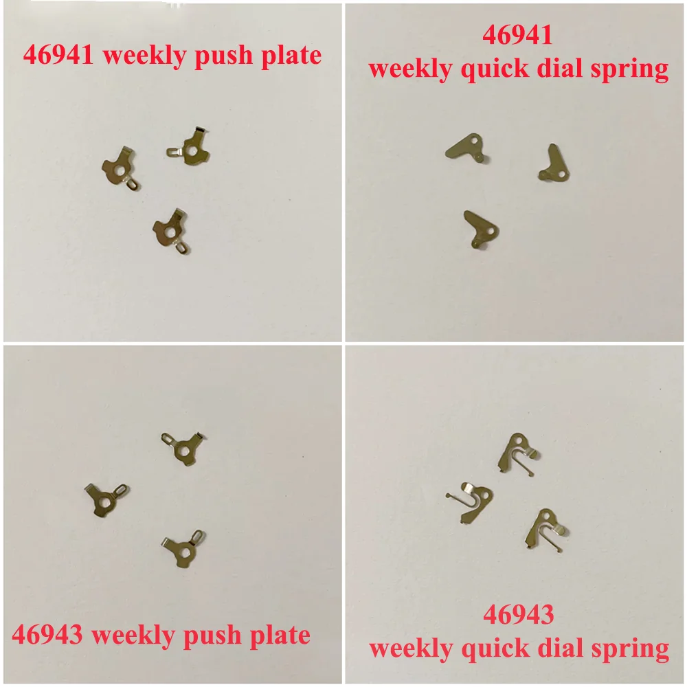 Watch Accessories Weekly Push Plate Weekly Quick Dial Spring Suitable for 46941 46943 Movement Watch Repair Parts