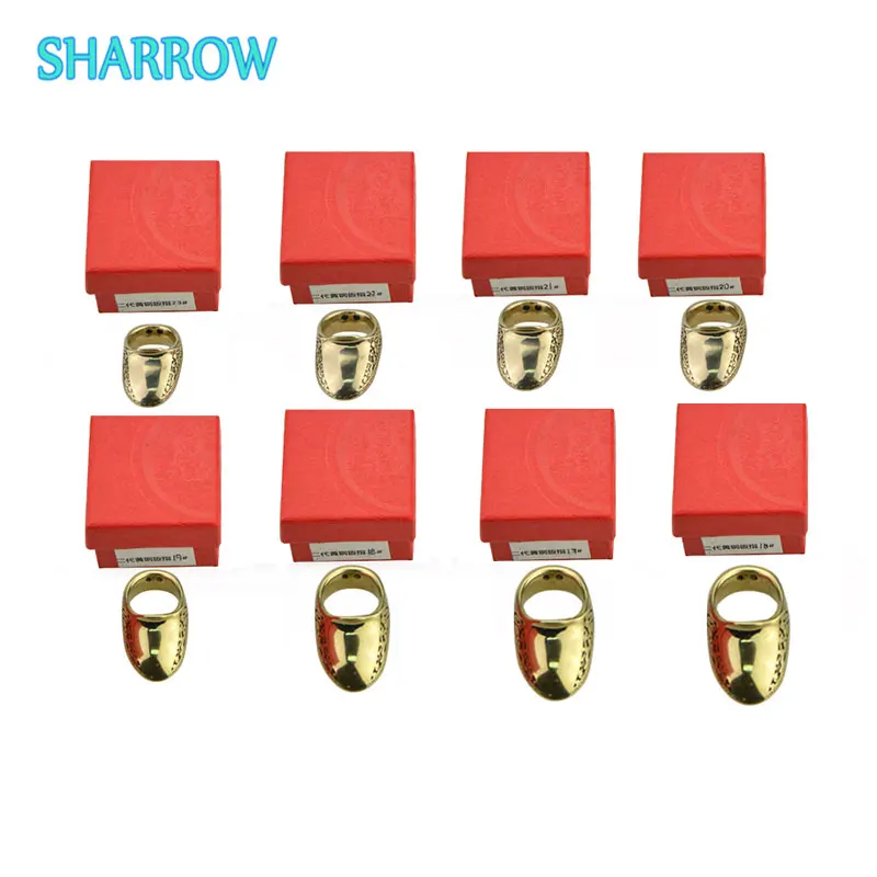 1pcs Finger Guard 16-23mm Brass Thumb Ring Finger Protection Buckle for Outdoor Sports Archery Bow Hunting Shooting Accessories