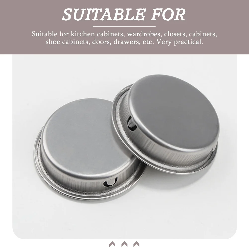 

20 Pcs Stainless Steel Hidden H les Durable Embedded Door Kitchen Cabinet Closet Furniture Pull Wardrobe Knobs Replacement