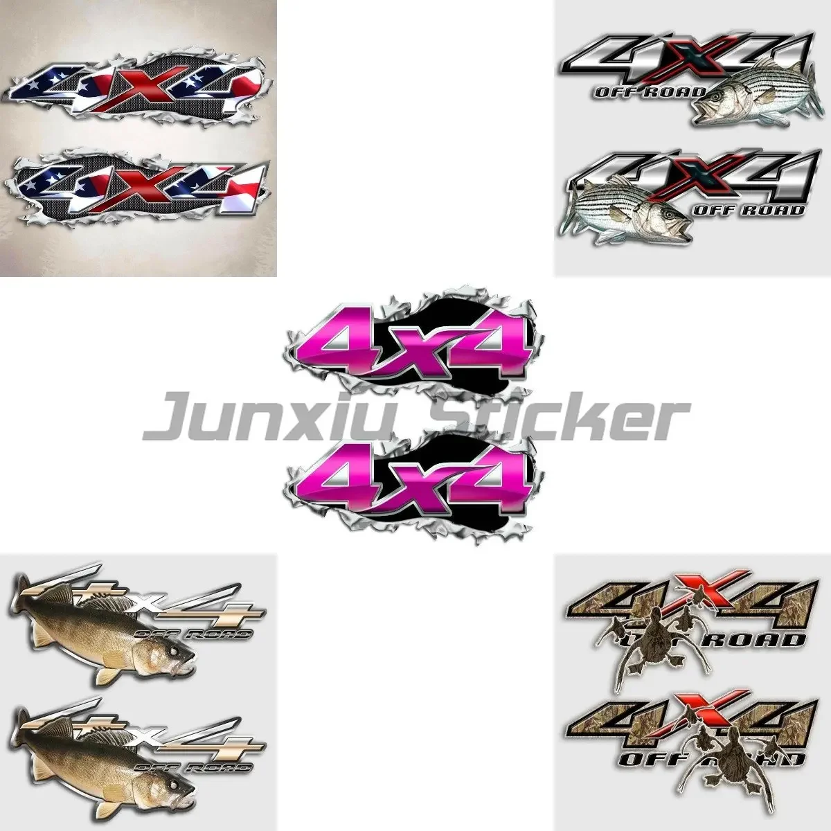 

4X4 Personalized Pattern Decoration Car kayak Motorcycle Sticker Decal Laptop Stickers the Office Accessories for Desk Decals