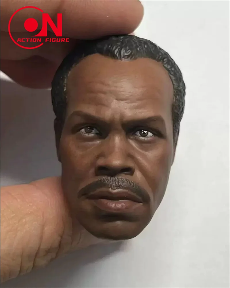 Danny Glover Head Sculpt Carving-Modell im Maßstab 1:6, passend für 12-Zoll-Körperpuppen mit männlicher Soldat