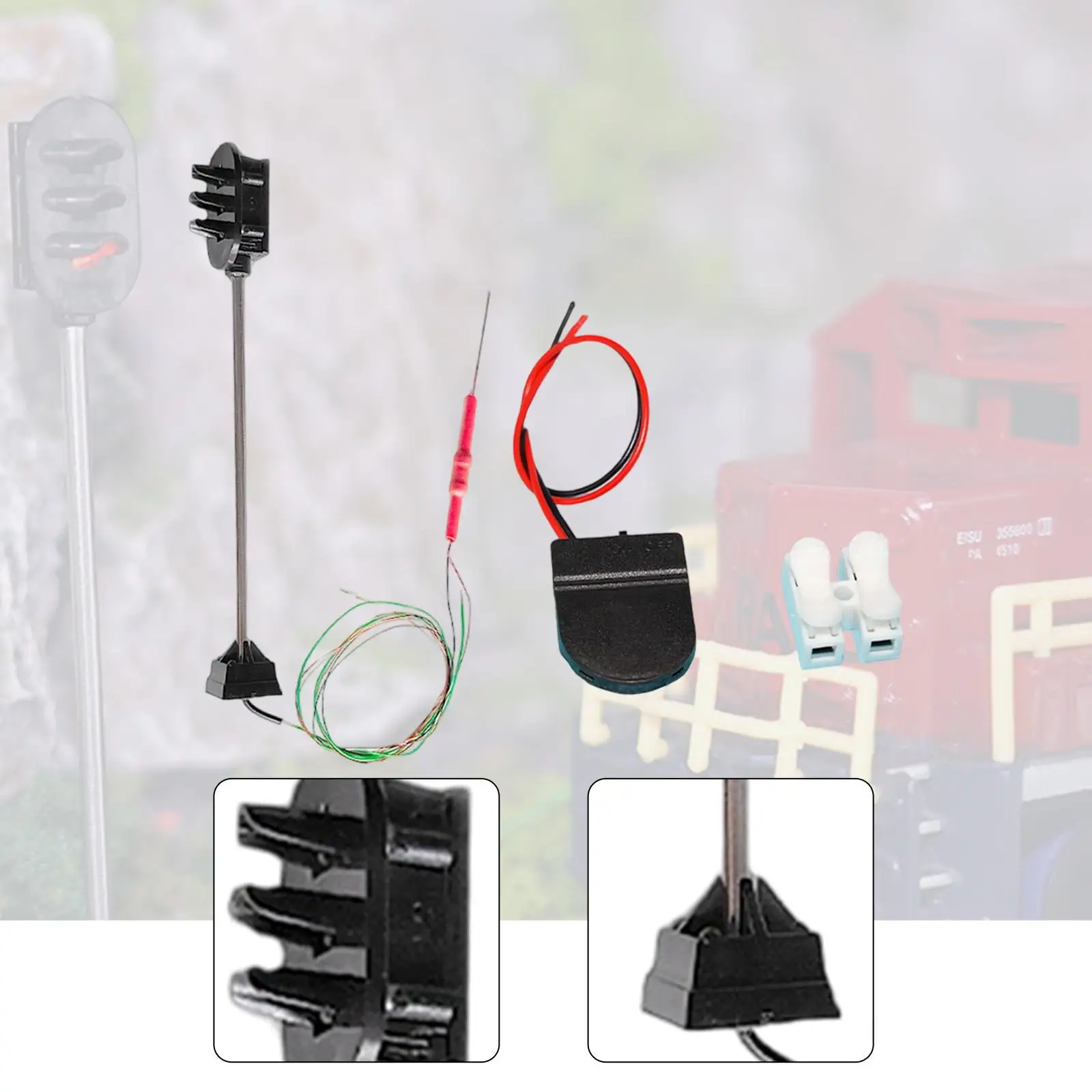 Traffic Lights Model DIY Crossing Sign Model for Diorama DIY Projects Layout