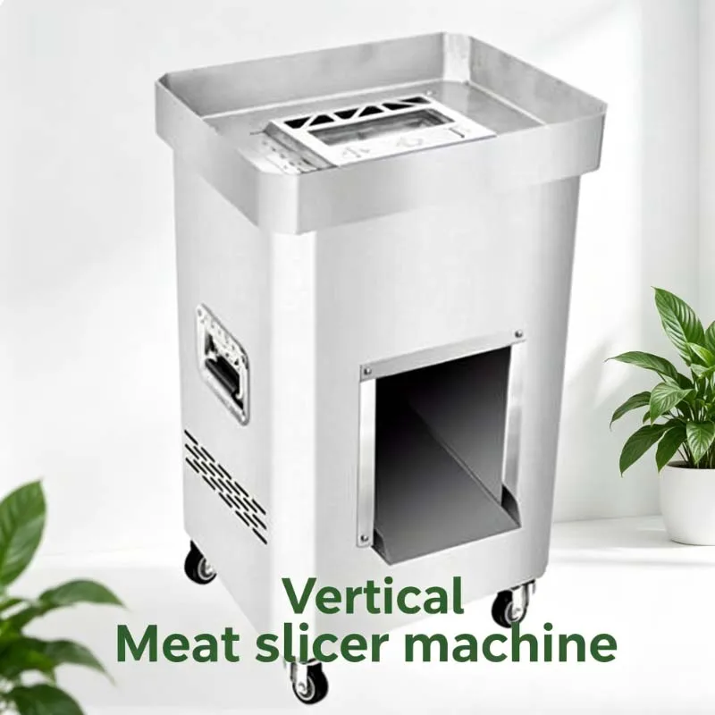 

Commercial Meat Cutting Machine Electric Pork Meat Slicer Vertical Meat Mincing Machine 2200W