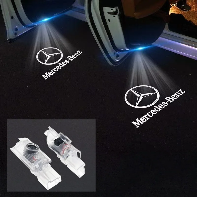 

2-4pieces Door welcome LED light, laser light For Mercedes Benz R GL ML M class X164 W215 W164 4MATIC ML300 ML500 R300 R320