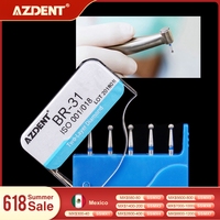 5PCS/Box Dental Diamond Burs Two Layer Diamond for High Speed Handpiece FG Bur BR-31 BR-40 SF-41 FO-32 Dentistry Tool Dentists