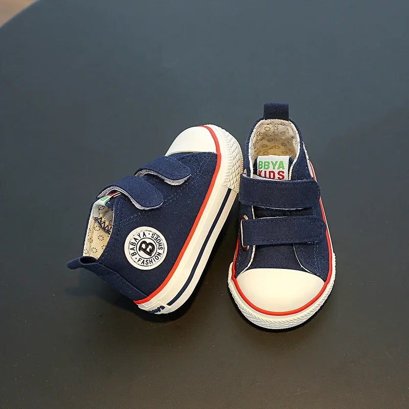 Baby Canvas Shoes 1-3 Years Old Baby Girls Shoes Breathable Soft Autumn 2023 Kids Fashion Toddler Shoes Boys Sneakers