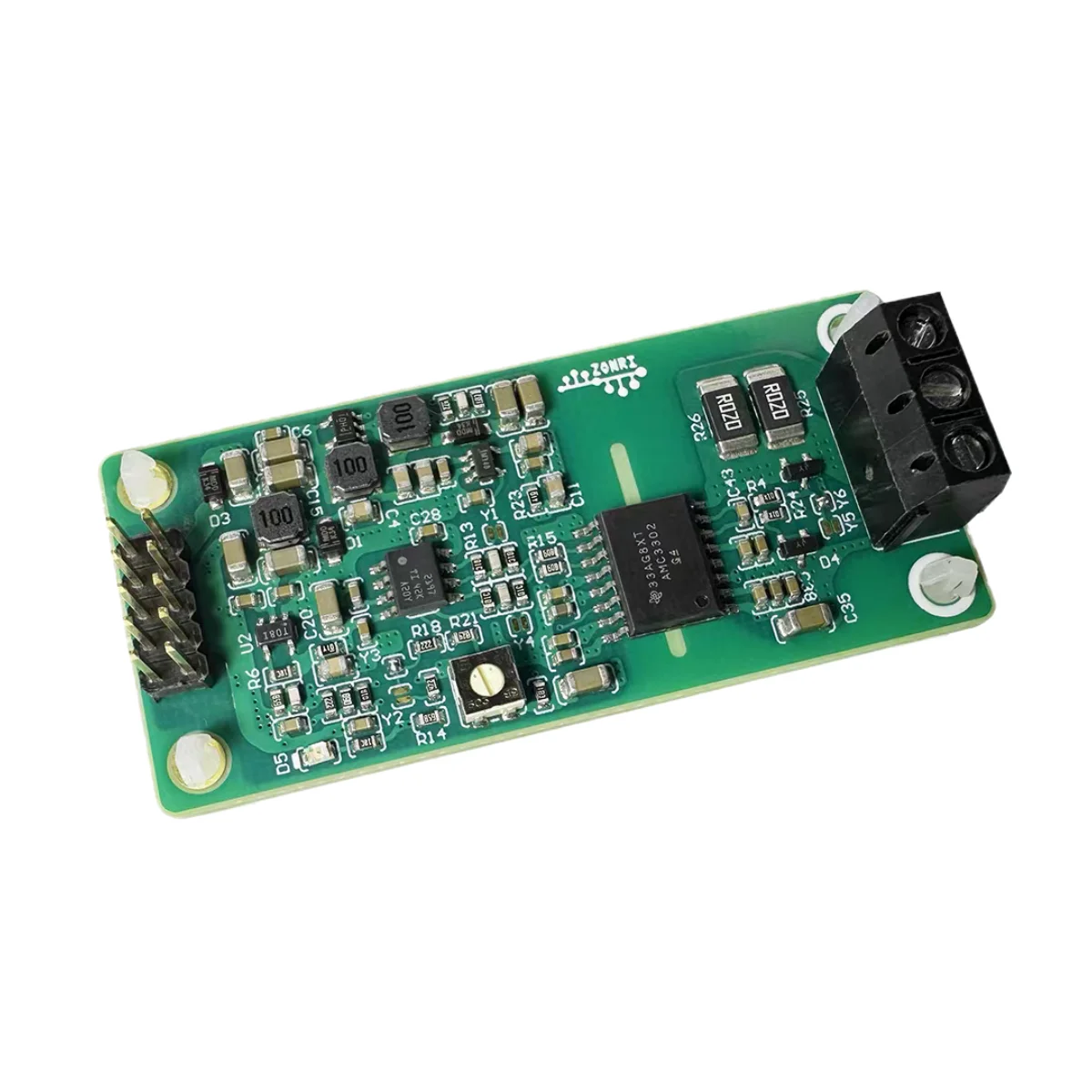 AMC3302 High-Performance Current Isolation Module / Single or Bipolar Output / External Current-Sensing Resistor