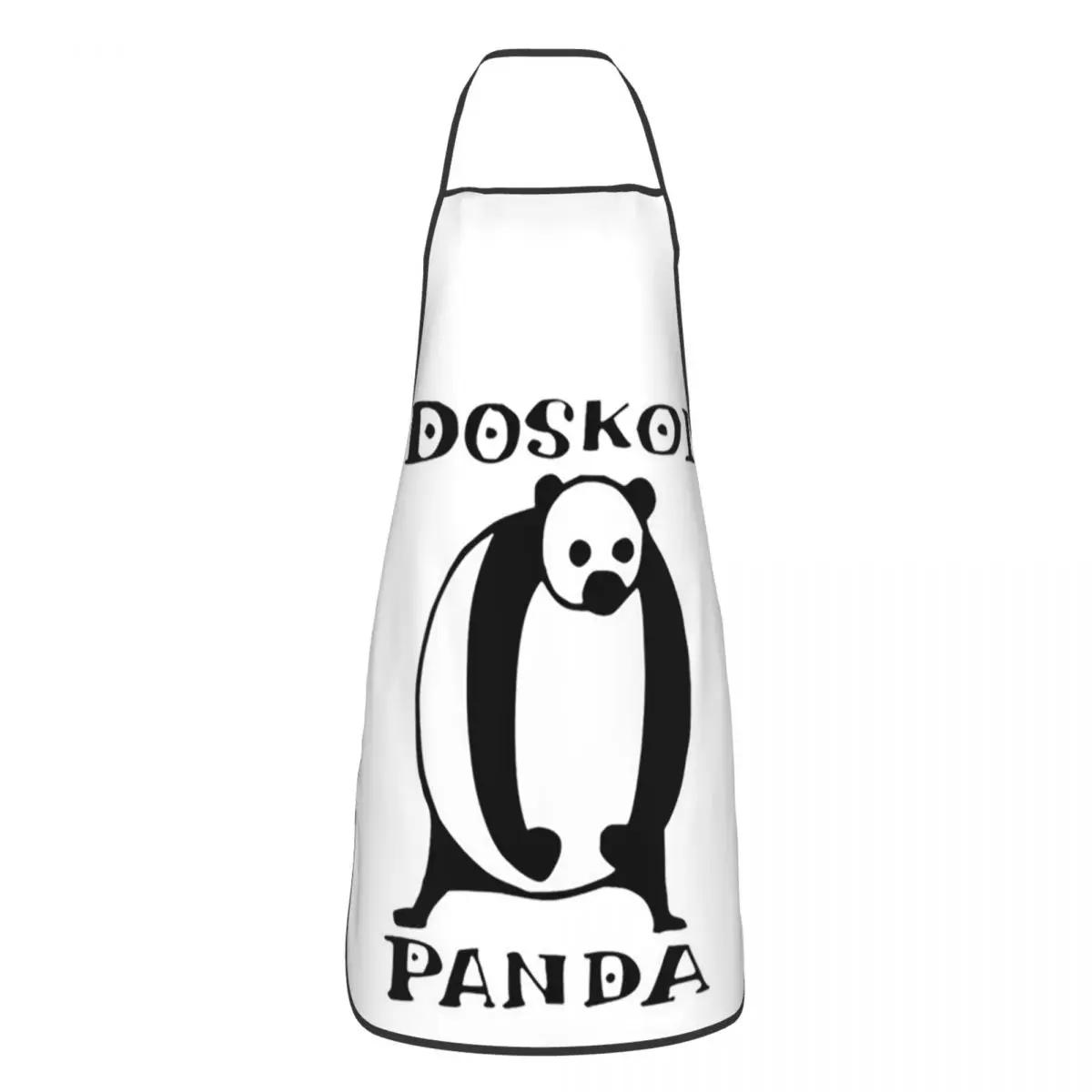 Doskoi Panda Apron And Apron Chef Cooking Cuisine Tablier Sleeveless Bib Kitchen Cleaning Pinafore for Women Men Gardening