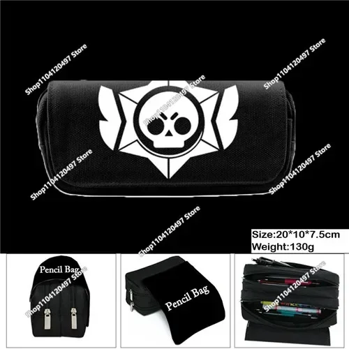 Wilderness Game Cosplay Brawl Stars-rugzakken Waterdichte dagrugzak Lichtgewicht schooltassen Etui