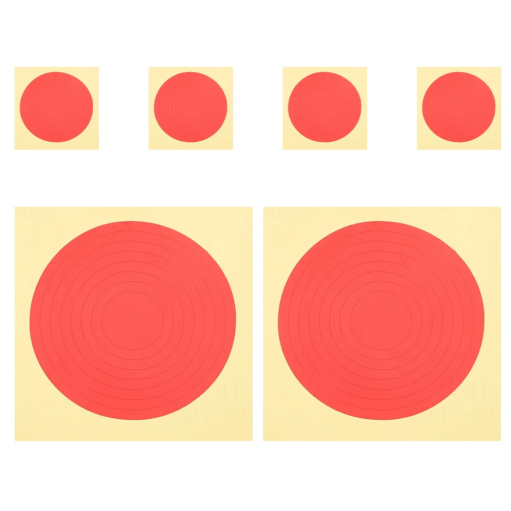 

Pressure Gauge Label Tags 6 Sheets Red Adhesive Air Decal Stickers Reflective Identification Tag 10cm Warning Film Gauge ID