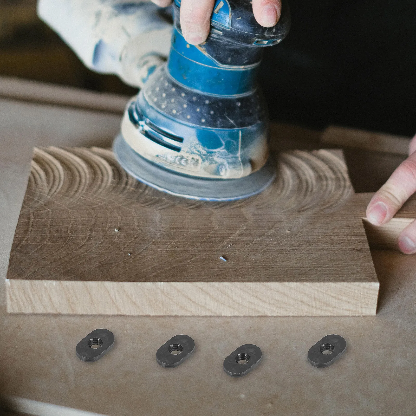 

25Pcs Simplified T-Nut Metal Slide-in T-Slot Nuts Easy Install Fastener Blocks for Home Workshop Industrial Applications