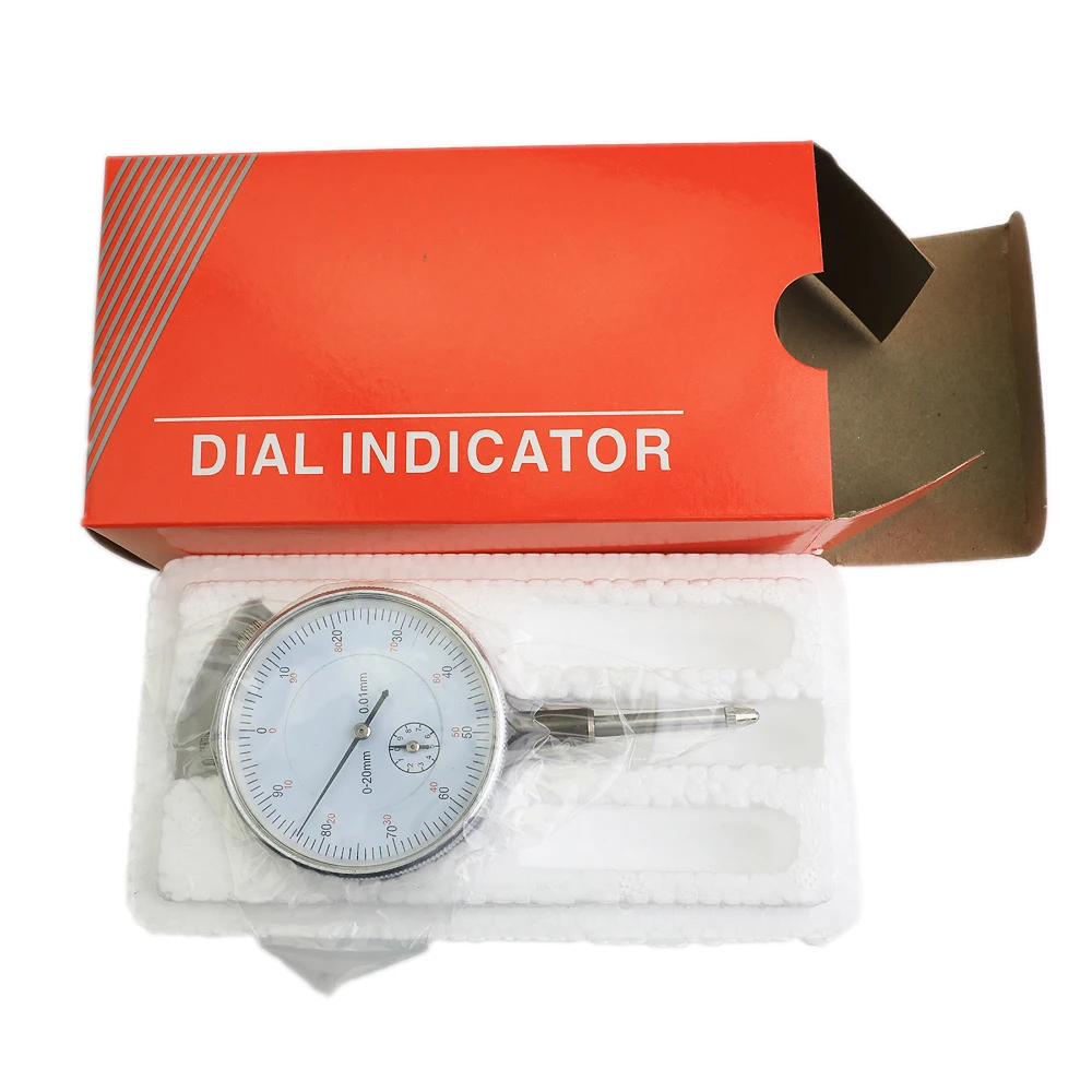 0-20mm 0.01 mm shock proof dial indicator  dial thickness gauge Precise instrument Tool