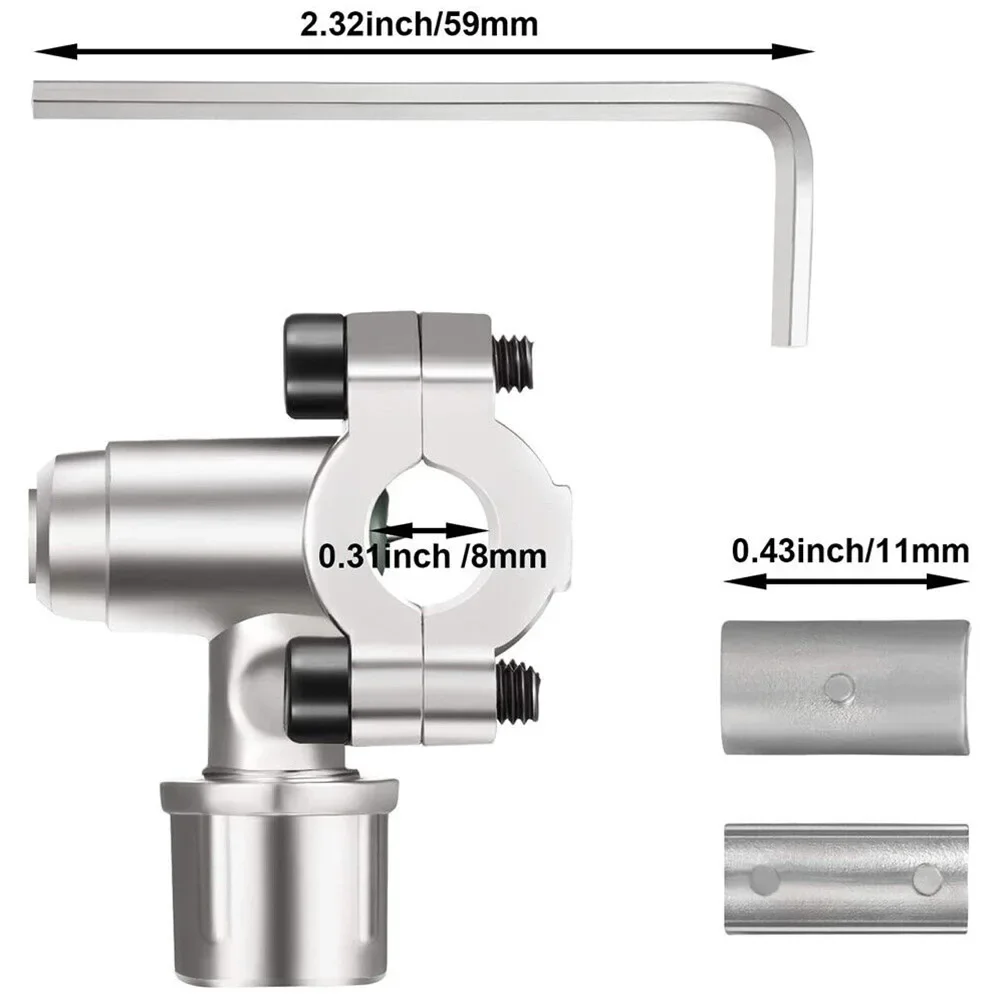 Piercing Puncture Valve com Spanner, Line Tap, Ar Condicionado, Geladeira com Chave Hexagonal, 3 em 1